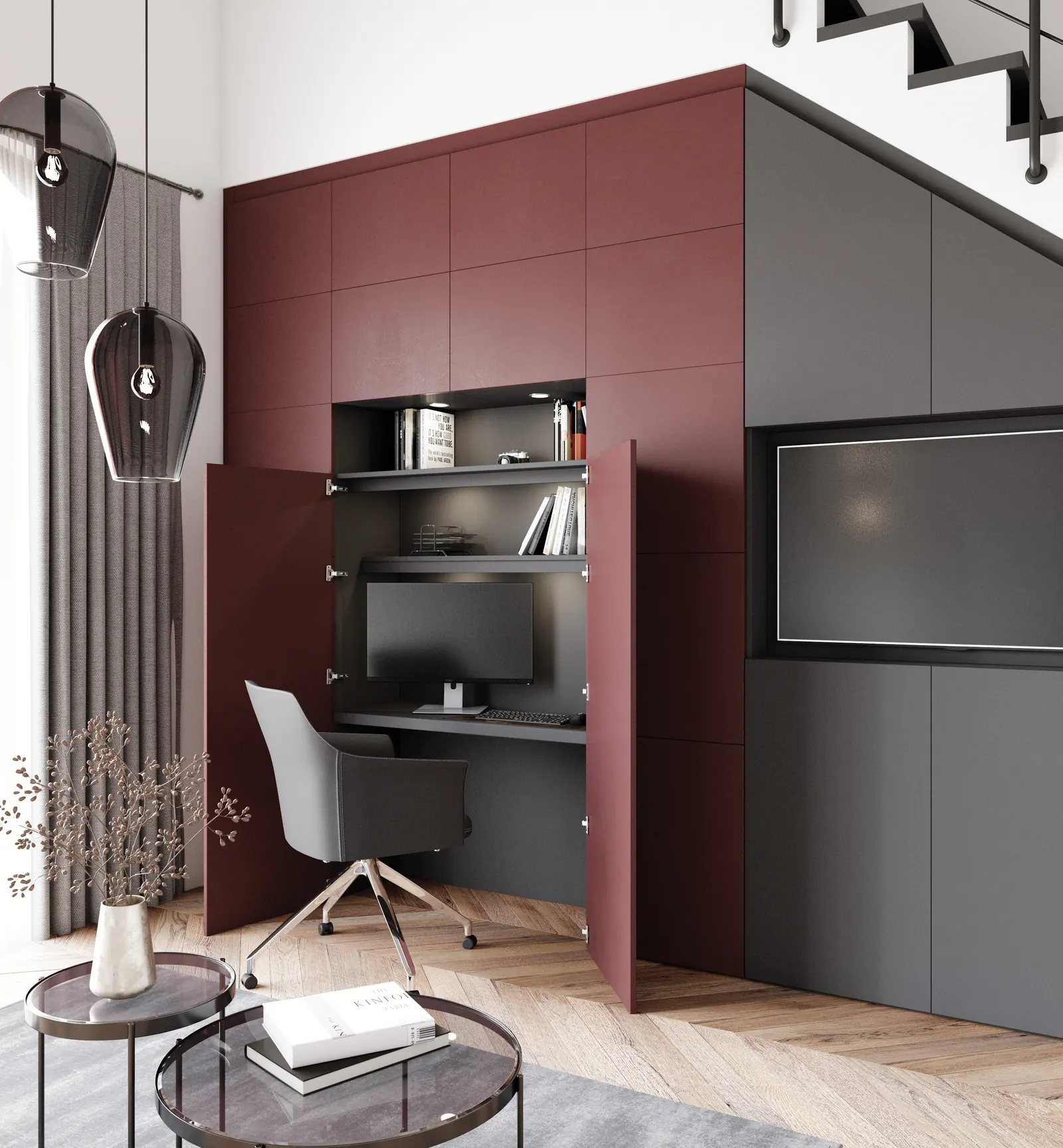 Coin bureau intégré sur mesure